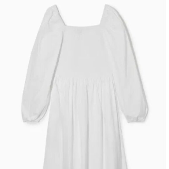 COS White Long Sleeve Dress - Picture 3 of 7